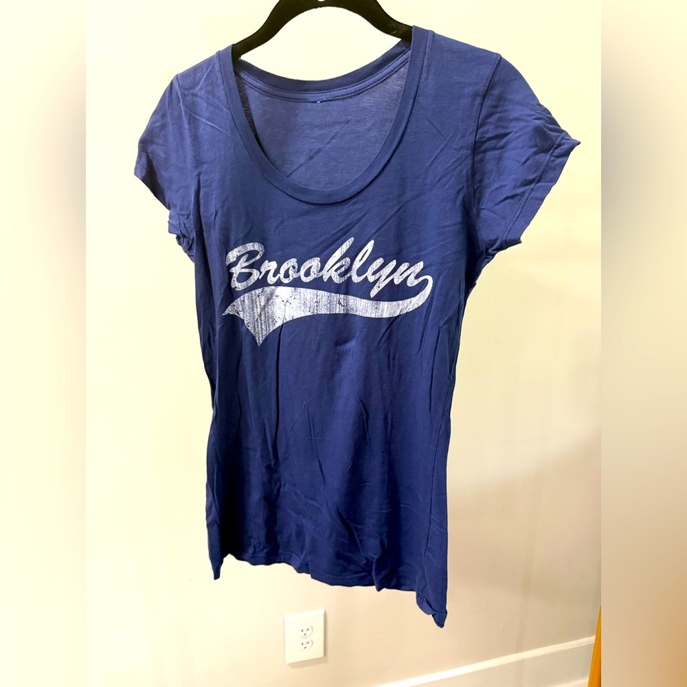 Brooklyn Women's Blue Graphic Tee